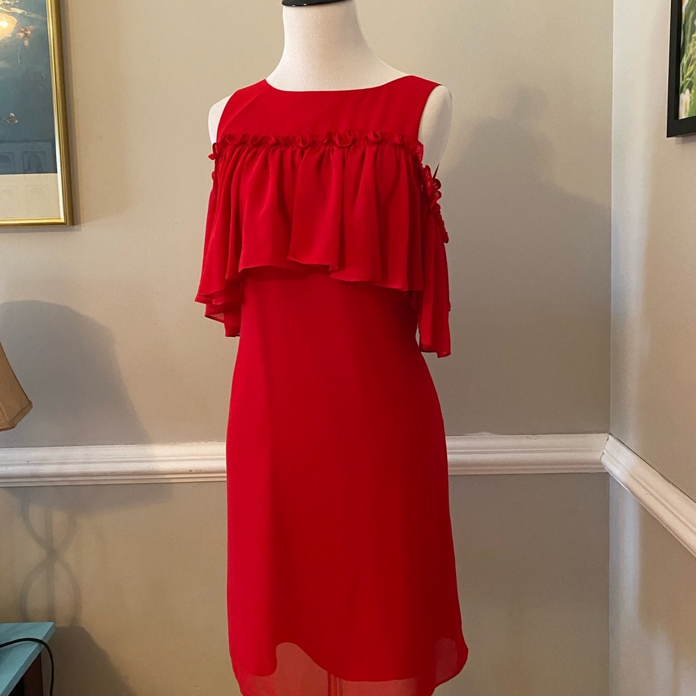 Gianni Bini small red dress